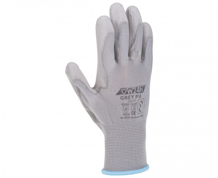 Protective glove GREY PU